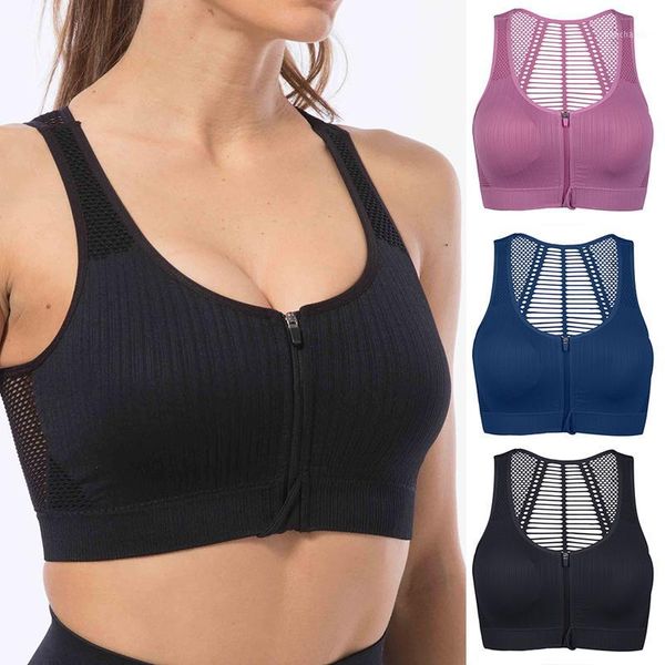 gym clothing summer strappy hollow out running vests back front zipper sports bras women breathable adjustable workout bra for female1, White;black
gym clothing summer strappy hollow out running vests back front zipper sports bras women breathable adjustable workout bra for female1, White;black