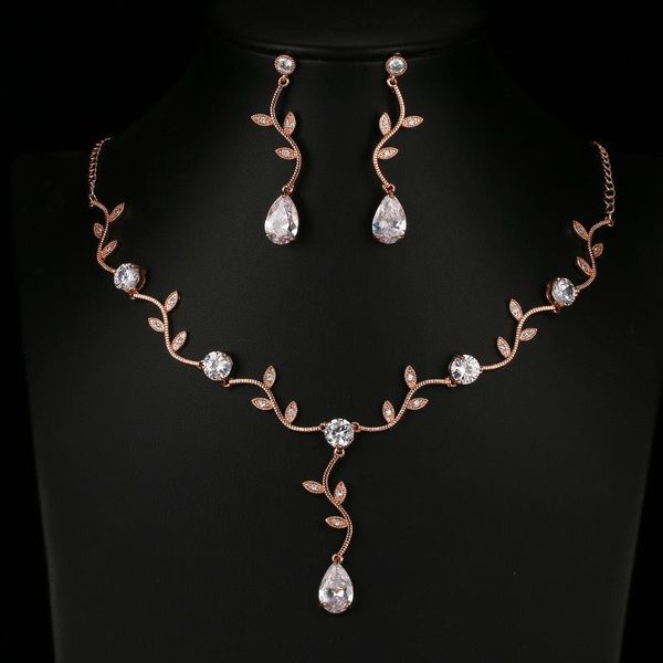slbridal rose gold crystal rhinestones cubic zircon wedding jewelry set bridal cz necklace earring set bridesmaids women jewelry, Silver
slbridal rose gold crystal rhinestones cubic zircon wedding jewelry set bridal cz necklace earring set bridesmaids women jewelry, Silver