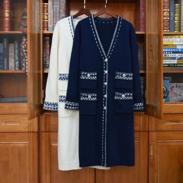 2021 autumn winter women's 81%cashmerev-neck cardigans new designer women pockets knitted coat c221, White
2021 autumn winter women's 81%cashmerev-neck cardigans new designer women pockets knitted coat c221, White