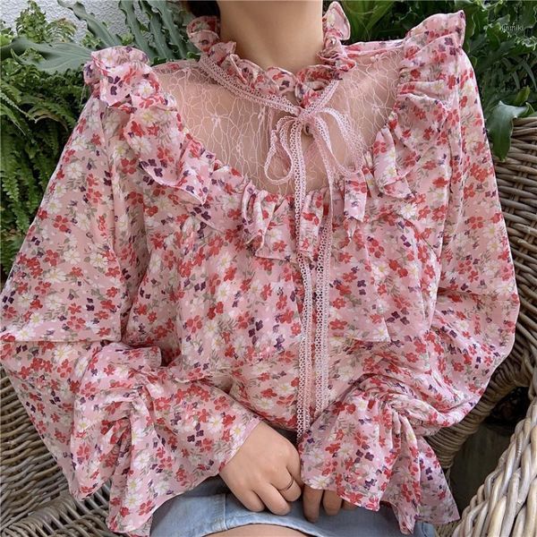vintage boho women shirts floral print long sleeve ruffles high collar bow tie shirt printed turtleneck long sleeve shirt1, White
vintage boho women shirts floral print long sleeve ruffles high collar bow tie shirt printed turtleneck long sleeve shirt1, White