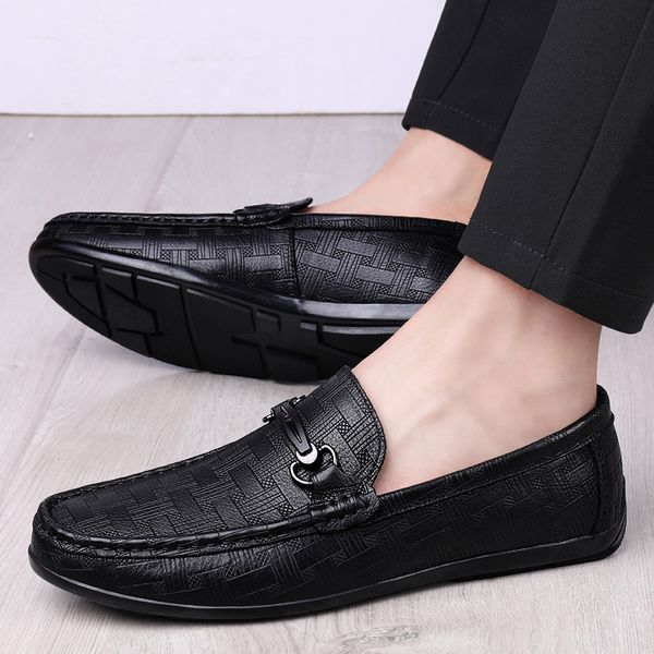 luxurious shoes men classic genuine leather loafers mens slip-on driving shoes pattern men casual moccasins office shoes, Black
luxurious shoes men classic genuine leather loafers mens slip-on driving shoes pattern men casual moccasins office shoes, Black