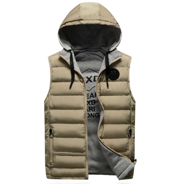 autumn and new hooded spinning cotton casual men's winter slim korean jacket youth double-sided vest, Black;white
autumn and new hooded spinning cotton casual men's winter slim korean jacket youth double-sided vest, Black;white