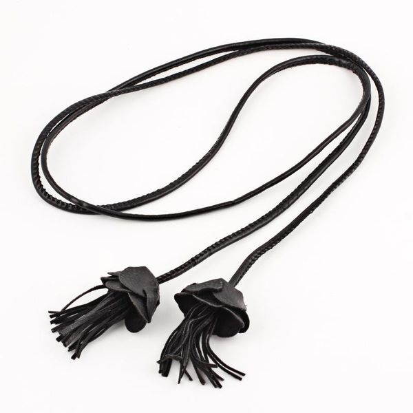 luxury pu leather women's belts flower leaf shape designer thin ladies beautiful tassel decor for women dress belts, Black;brown
luxury pu leather women's belts flower leaf shape designer thin ladies beautiful tassel decor for women dress belts, Black;brown