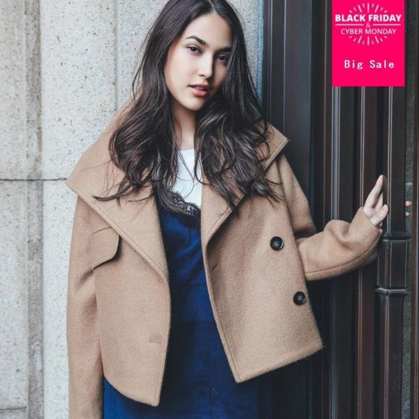 2021 autumn fashion brand pure color single breasted short blends women's slim was thin big size wool jacket wq205 dropship, Black
2021 autumn fashion brand pure color single breasted short blends women's slim was thin big size wool jacket wq205 dropship, Black