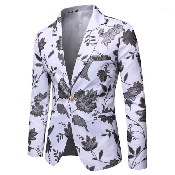 men's blazer jackets new fashion flower printing men casual vintage turn-down collar long sleeve print floral suit coat jacket1, White;black
men's blazer jackets new fashion flower printing men casual vintage turn-down collar long sleeve print floral suit coat jacket1, White;black