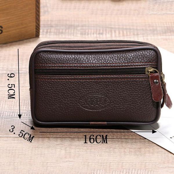 BISI GORO Cow Leather Waist Bag on the Belt Outdoor Small Wallet Wear-Resistant Fanny Waist Pack Multifunction Phone Coin Unisex
BISI GORO Cow Leather Waist Bag on the Belt Outdoor Small Wallet Wear-Resistant Fanny Waist Pack Multifunction Phone Coin Unisex