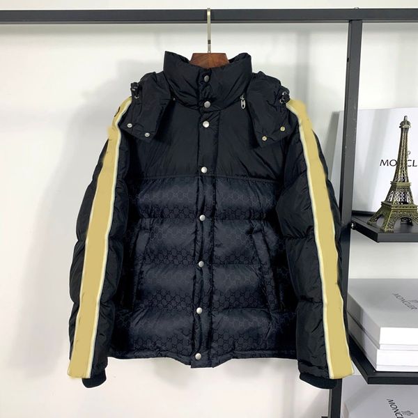 2020 new jacquard nylon stitched down jacket for both men and women, a stylish warm and comfortable long-sleeved hooded down jacket with a l, Black
2020 new jacquard nylon stitched down jacket for both men and women, a stylish warm and comfortable long-sleeved hooded down jacket with a l, Black