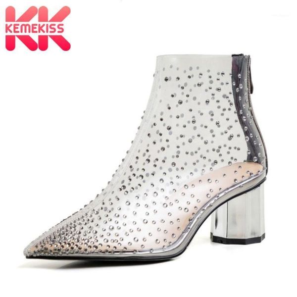 kemekiss fashion women boots new design pointed toe shoes women party show thick heel spring female footwear size 33-411, Black
kemekiss fashion women boots new design pointed toe shoes women party show thick heel spring female footwear size 33-411, Black