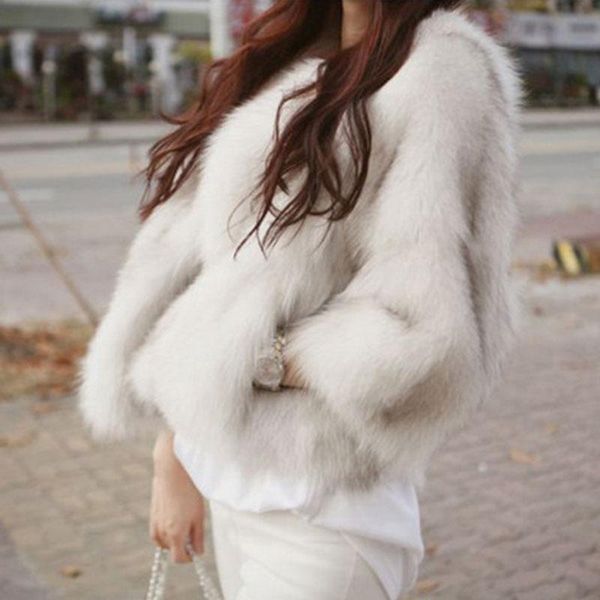 warm faux fur coat 2021 new winter jacket women short parka paragraph seven-point sleeve fur overcoat chaqueta mujer sl306, Black
warm faux fur coat 2021 new winter jacket women short parka paragraph seven-point sleeve fur overcoat chaqueta mujer sl306, Black