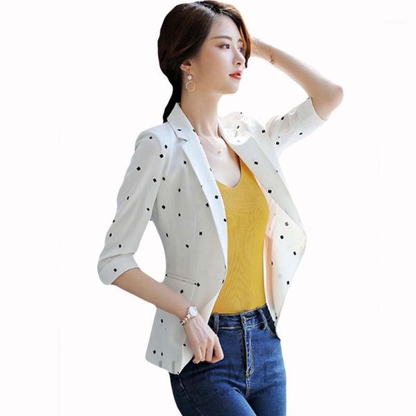 2020 flying roc office suits blazer feminino black dots pinting casual women clothes mujer white women 1, White;black
2020 flying roc office suits blazer feminino black dots pinting casual women clothes mujer white women 1, White;black