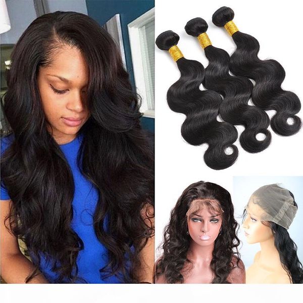 360 full lace frontal closure with 3 bundles brazilian virgin human hair weaves body wave peruvian indian malaysian cambodian wavy remy hair, Black;brown
360 full lace frontal closure with 3 bundles brazilian virgin human hair weaves body wave peruvian indian malaysian cambodian wavy remy hair, Black;brown