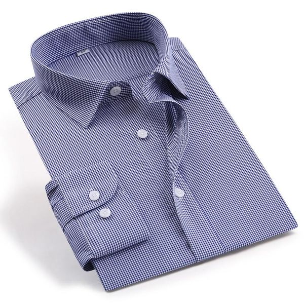 men's casual shirts caiziyijia mens long sleeve mini plaid button up shirt easy care fabric smart checkered cotton stylish for men, White;black
men's casual shirts caiziyijia mens long sleeve mini plaid button up shirt easy care fabric smart checkered cotton stylish for men, White;black