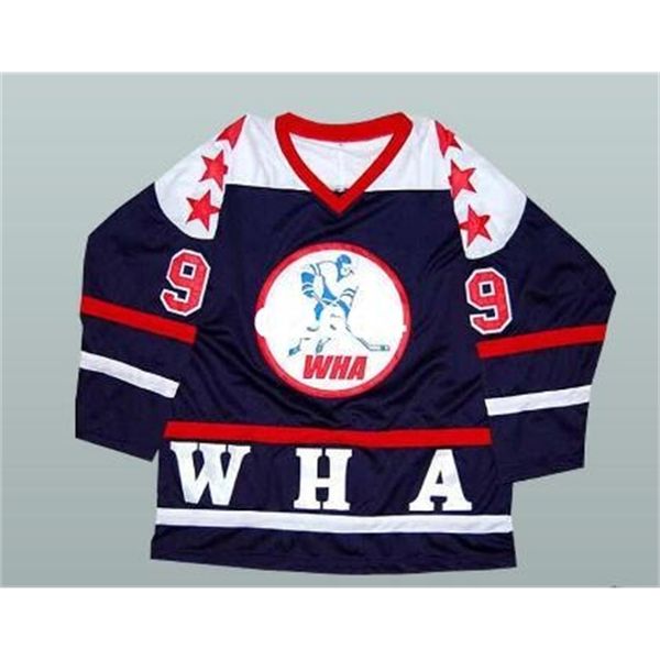 real men real full embroidery #9 boriz bobby hull wha all star hockey jersey or custom any name or number jersey, Black 
real men real full embroidery #9 boriz bobby hull wha all star hockey jersey or custom any name or number jersey, Black