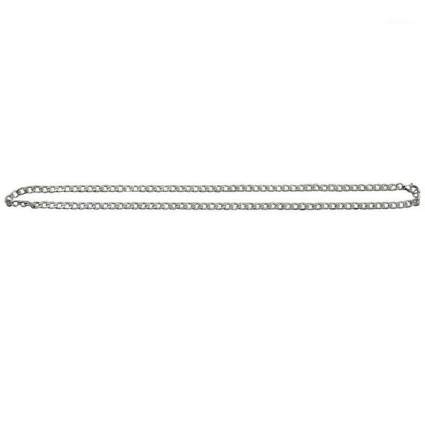 dog collars & leashes men's stainless steel necklace wide curb link chain, silver, width 5mm, length 48cm (with gift bag)1
dog collars & leashes men's stainless steel necklace wide curb link chain, silver, width 5mm, length 48cm (with gift bag)1