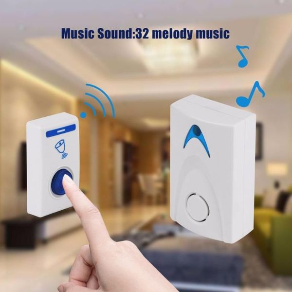wireless door bell 504d led chime door bell doorbell & wireles remote control 32 tune songs white home security use doorbell
wireless door bell 504d led chime door bell doorbell & wireles remote control 32 tune songs white home security use doorbell