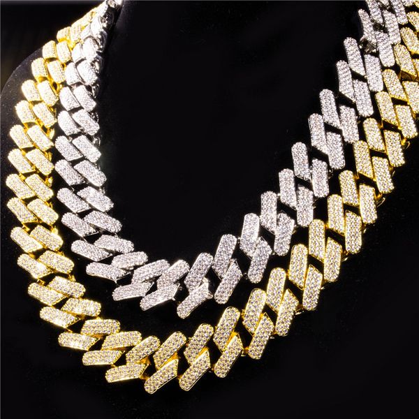18mm 16/18/20inch gold silver colors bling 3 rows cz miami cuban chain necklace bracelet jewelry for men punk jewelry heavy chains
18mm 16/18/20inch gold silver colors bling 3 rows cz miami cuban chain necklace bracelet jewelry for men punk jewelry heavy chains