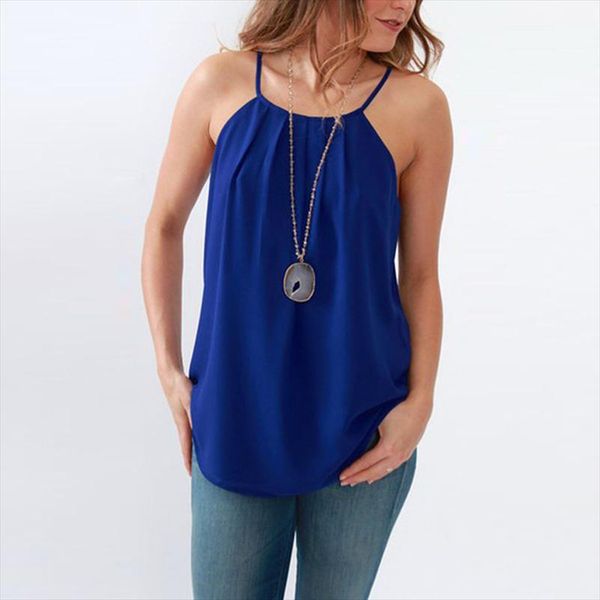 2021 summer spaghetti strap sleeveless pleated chiffon women blouse streetwear blue ladies tees fashion casual loose shirts, White
2021 summer spaghetti strap sleeveless pleated chiffon women blouse streetwear blue ladies tees fashion casual loose shirts, White