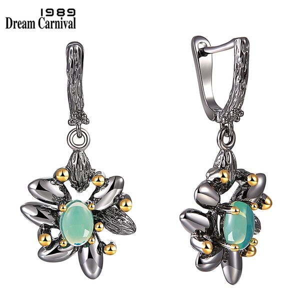 dreamcarnival 1989 vintage flower earrings women wedding party simulated blue opal stone black gothic jewelry selling we3890 cx200707, Silver
dreamcarnival 1989 vintage flower earrings women wedding party simulated blue opal stone black gothic jewelry selling we3890 cx200707, Silver