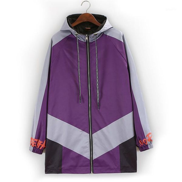 autumn winter women's windbreaker hooded leisure zipper trench streetwear female midi pattern loose coat long sleeve print blue1, Tan;black
autumn winter women's windbreaker hooded leisure zipper trench streetwear female midi pattern loose coat long sleeve print blue1, Tan;black