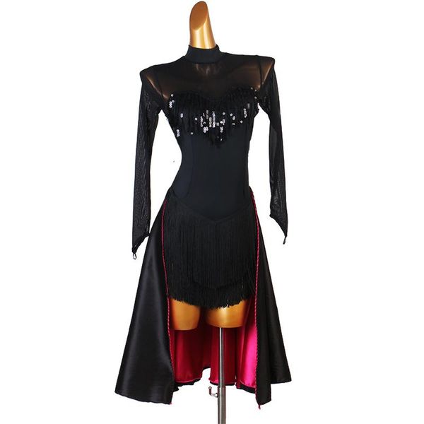 stage wear jumpsuit latin dance dress lady junior salsa dj singer fringe flapper custom sequin, Black;red
stage wear jumpsuit latin dance dress lady junior salsa dj singer fringe flapper custom sequin, Black;red