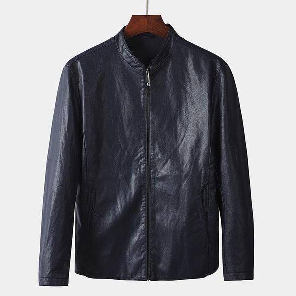 men's fur & faux brand men's wear 2021 products leather coat male slim fit stand collar korean style jacket1, Black
men's fur & faux brand men's wear 2021 products leather coat male slim fit stand collar korean style jacket1, Black