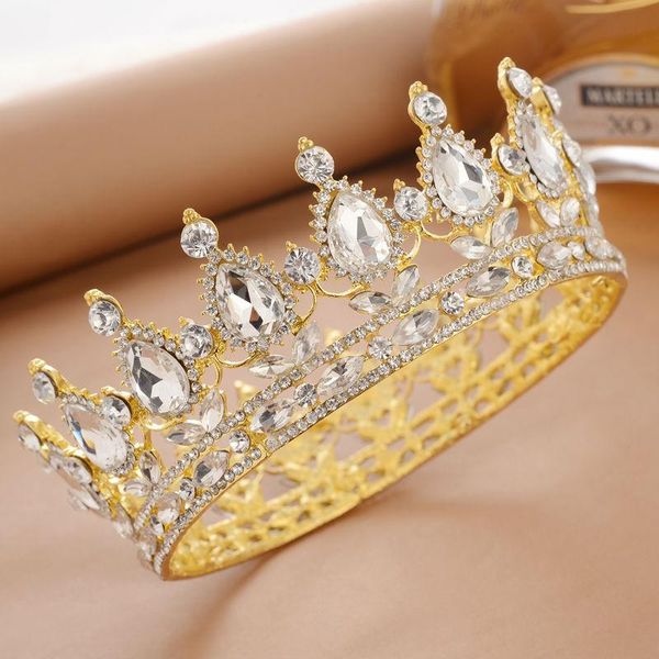 golden plated rhinestone princess tiara for wedding crystal crown prom pageant headband headpiece, Golden;silver
golden plated rhinestone princess tiara for wedding crystal crown prom pageant headband headpiece, Golden;silver