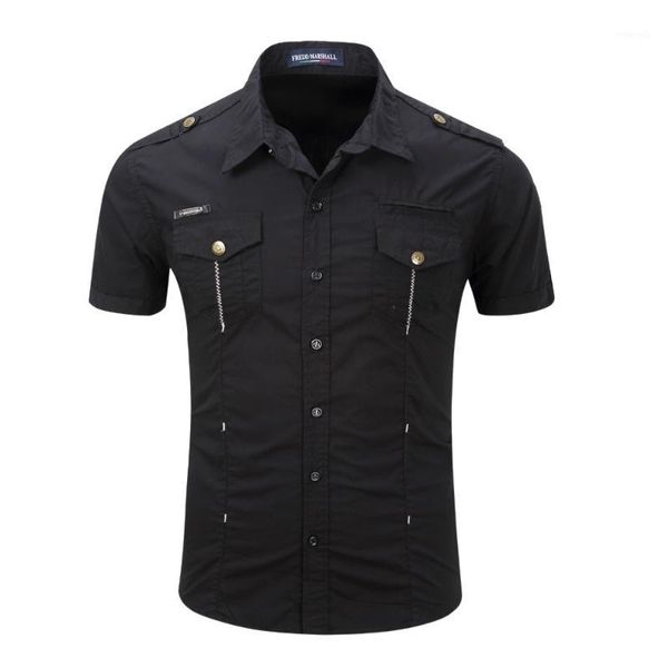 wholesale- large size s-3xl 2017 europe style men's summer fashion casual brand short shirt man 100% pure cotton khaki shirts1, White;black
wholesale- large size s-3xl 2017 europe style men's summer fashion casual brand short shirt man 100% pure cotton khaki shirts1, White;black