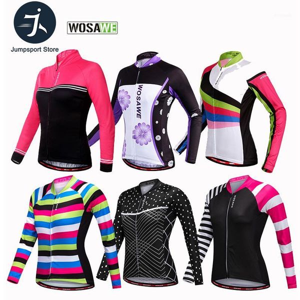 wosawe 2020 new women's cycling long sleeves t-shirt road bike mtb quick dry spring autumn female breathable bicycle jersey1, Black;red
wosawe 2020 new women's cycling long sleeves t-shirt road bike mtb quick dry spring autumn female breathable bicycle jersey1, Black;red
