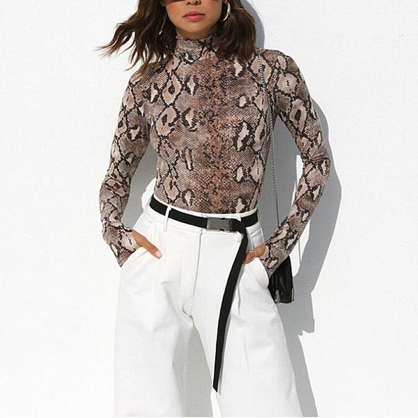 vogue female chic snake skin print bodysuits women new long sleeve turtleneck skinny slim snakeskin print bodysuit bodycon, Black;white
vogue female chic snake skin print bodysuits women new long sleeve turtleneck skinny slim snakeskin print bodysuit bodycon, Black;white