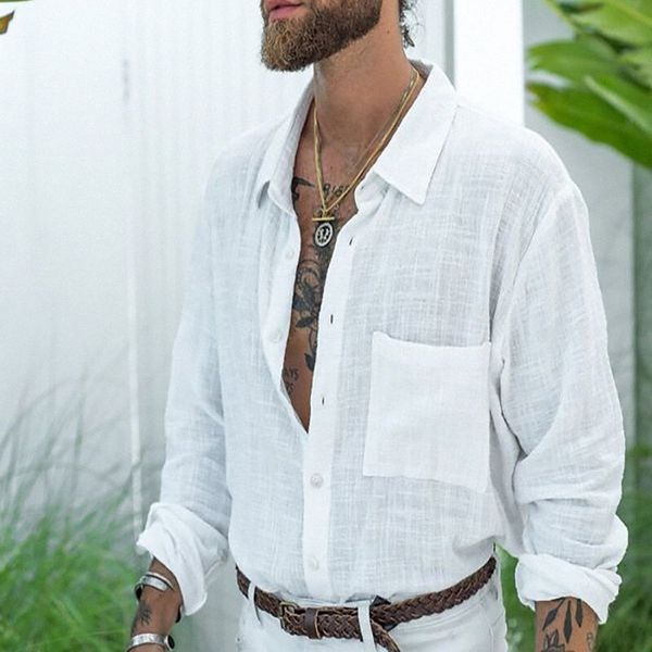 men's shirt solid colored turndown street casual button-down long sleeve casual fashion breathable comfortable white s9g3#, White;black
men's shirt solid colored turndown street casual button-down long sleeve casual fashion breathable comfortable white s9g3#, White;black