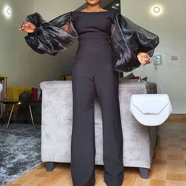 2021 elegant plus size office party gown crocheted see through the black sleeve lantern fashion overalls oversize 87br, White;black
2021 elegant plus size office party gown crocheted see through the black sleeve lantern fashion overalls oversize 87br, White;black