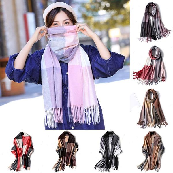 200cm*70cm long soft women scarf plaid cashmere shawls female foulard hijab winter scarf head scarves tassels bandana, Blue;gray
200cm*70cm long soft women scarf plaid cashmere shawls female foulard hijab winter scarf head scarves tassels bandana, Blue;gray