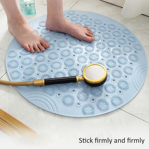 pvc round bathroom mat anti-skid massage foot function suitable for bathroom bathtub kitchen foot brush dead skin point bead pad
pvc round bathroom mat anti-skid massage foot function suitable for bathroom bathtub kitchen foot brush dead skin point bead pad