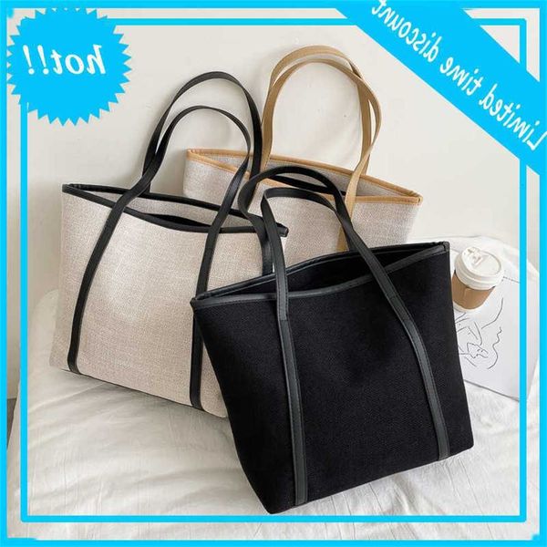 women female shoulder shopping canvas tote bag casual beach handbag daily use
women female shoulder shopping canvas tote bag casual beach handbag daily use