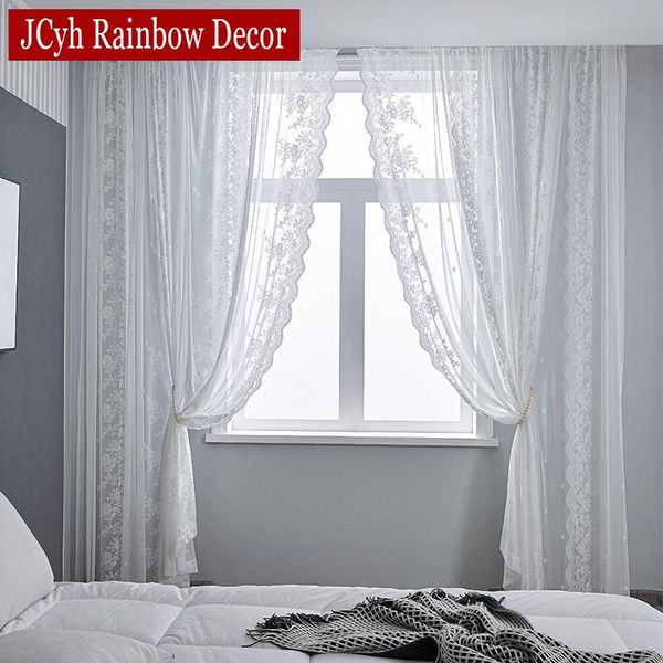 luxury white lace sheer window curtains for living room romantic girl bedroom long tulle curtains party voilage rideaux drapes
luxury white lace sheer window curtains for living room romantic girl bedroom long tulle curtains party voilage rideaux drapes
