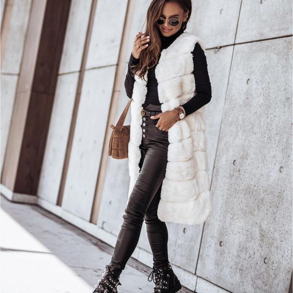 womens casual sleeveless round neck stitching long vest coats multicolor ladies winter cardigans jackets, Black;white
womens casual sleeveless round neck stitching long vest coats multicolor ladies winter cardigans jackets, Black;white