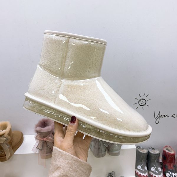 designer womens boots luxury white plus cashmere transparent surface platform snow boots with box size 35-40, Black
designer womens boots luxury white plus cashmere transparent surface platform snow boots with box size 35-40, Black