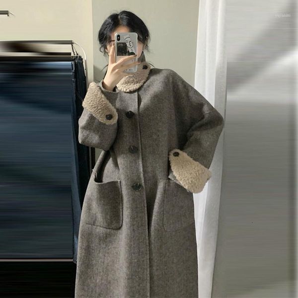 winter new fashion 2019 woolen coat female korean style wild ladies woolen coat korean style fashion women clothing y7301, Black
winter new fashion 2019 woolen coat female korean style wild ladies woolen coat korean style fashion women clothing y7301, Black