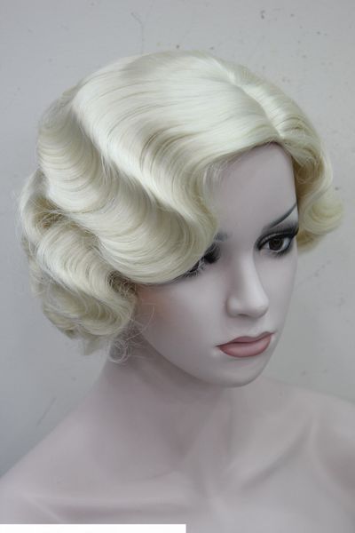 hivision short finger wave women ladies natural daily hair retro classic synthetic wig 10 color select, Black
hivision short finger wave women ladies natural daily hair retro classic synthetic wig 10 color select, Black