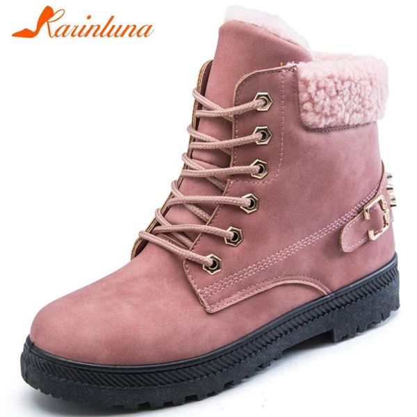 karinkuna big size 34-44 female lace up fur snow boots square heels cross-tied ankle boots women 2020 winter warm shoes woman, Black
karinkuna big size 34-44 female lace up fur snow boots square heels cross-tied ankle boots women 2020 winter warm shoes woman, Black