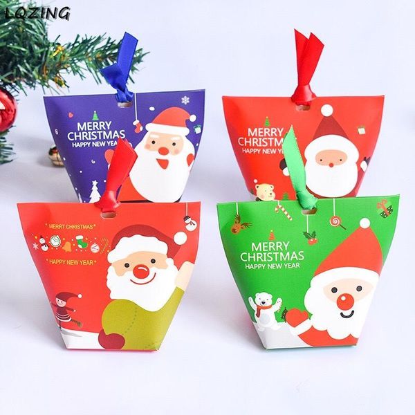 gift wrap 24pcs mix color merry christmas candy box paper cookies boxes ribbon diy bag party supplies1 
gift wrap 24pcs mix color merry christmas candy box paper cookies boxes ribbon diy bag party supplies1