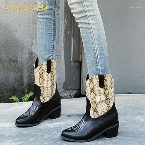 boots sarairis 2021 fashion plus size 49 western woman shoes mix color thick heels comfy slip-on spring autumn boots1, Black
boots sarairis 2021 fashion plus size 49 western woman shoes mix color thick heels comfy slip-on spring autumn boots1, Black