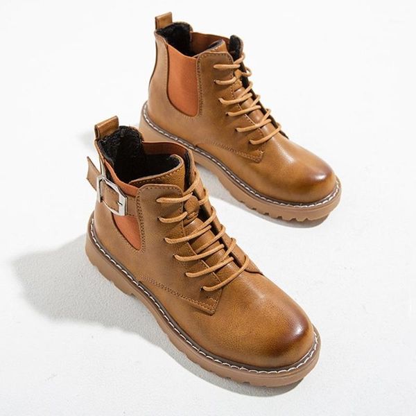 autumn fashion women boots brown pu ankle boots buckle ladies casual shoes lace-up women motorcycle boot botas mujer1, Black
autumn fashion women boots brown pu ankle boots buckle ladies casual shoes lace-up women motorcycle boot botas mujer1, Black