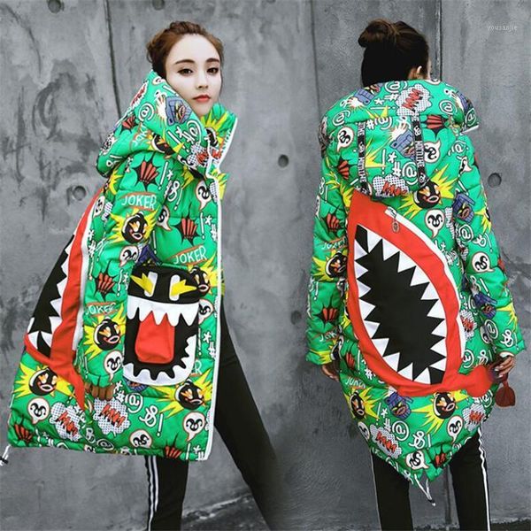 thickened women doodling stitching slim long coat parka 2019 winter coat down cotton ladies down parka jacket women1, Black
thickened women doodling stitching slim long coat parka 2019 winter coat down cotton ladies down parka jacket women1, Black