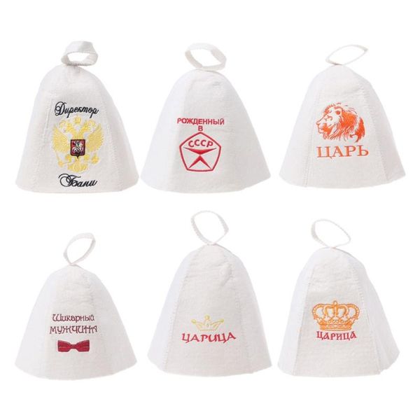 wool felt sauna hat anti heat russian banya cap for bath house head protection 
wool felt sauna hat anti heat russian banya cap for bath house head protection
