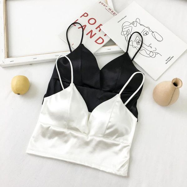 women strap silk smooth plunge bralette bra sleeping brassiere push up bras wireless lingerie top, Red;black
women strap silk smooth plunge bralette bra sleeping brassiere push up bras wireless lingerie top, Red;black