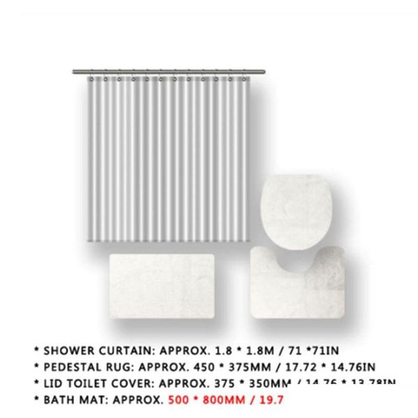 nyaa 4 pcs mosaic decoration shower curtain pedestal rug lid toilet cover mat bath mat set for bathroo sqcwxg wphome
nyaa 4 pcs mosaic decoration shower curtain pedestal rug lid toilet cover mat bath mat set for bathroo sqcwxg wphome
