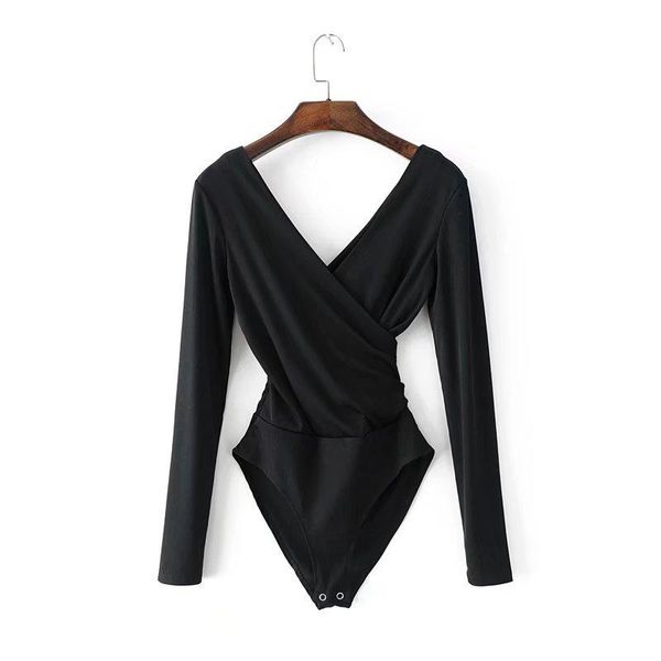 2020 women backless jumpsuits black white body femme monos cortos de mujer long sleeve bodysuit
2020 women backless jumpsuits black white body femme monos cortos de mujer long sleeve bodysuit