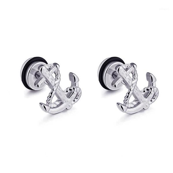 stud 1pc gothic anchor screw studs earring for women men punk gold black color small personality ear jewelry e5061, Golden;silver
stud 1pc gothic anchor screw studs earring for women men punk gold black color small personality ear jewelry e5061, Golden;silver