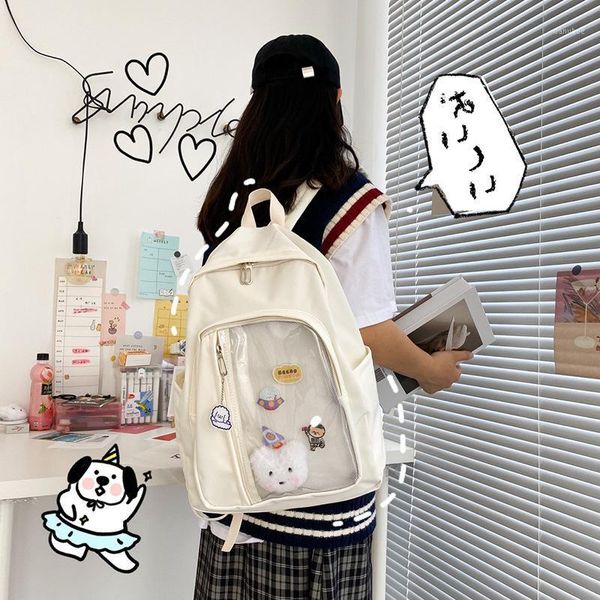 backpack women bookbag for school girls 2021 waterproof cartoon cute duck transparent shoulder bags large capacity backpacks1
backpack women bookbag for school girls 2021 waterproof cartoon cute duck transparent shoulder bags large capacity backpacks1